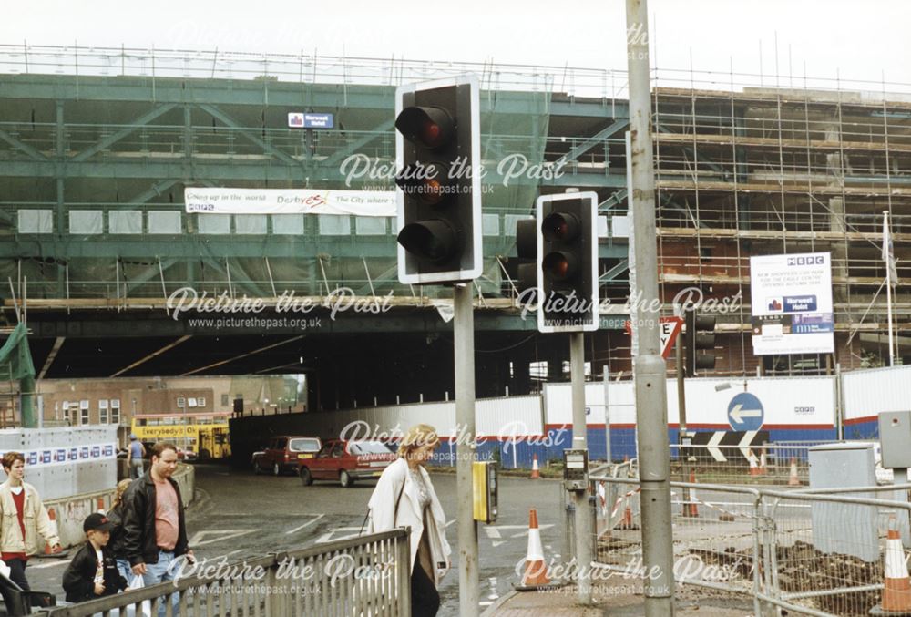 View showing Cockpit car park development