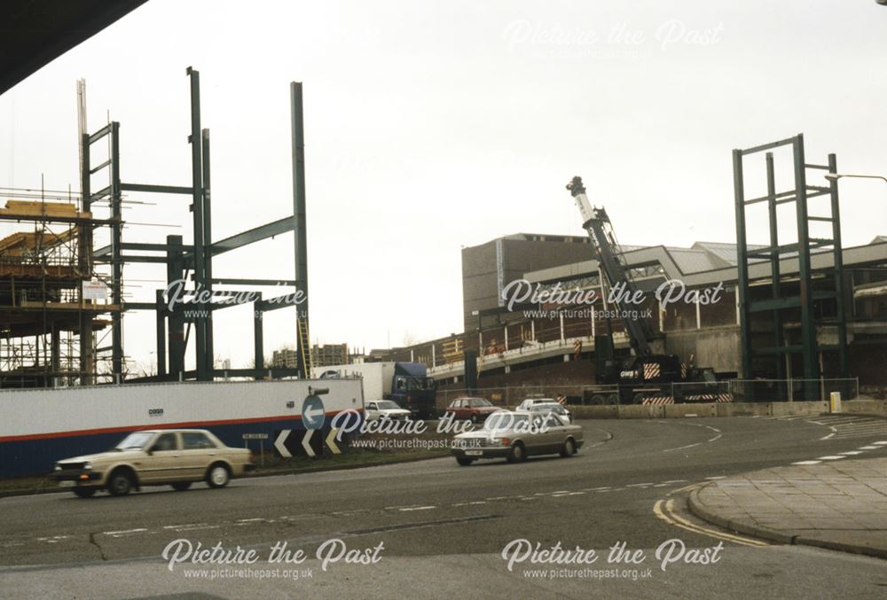 View showing Cockpit car park development