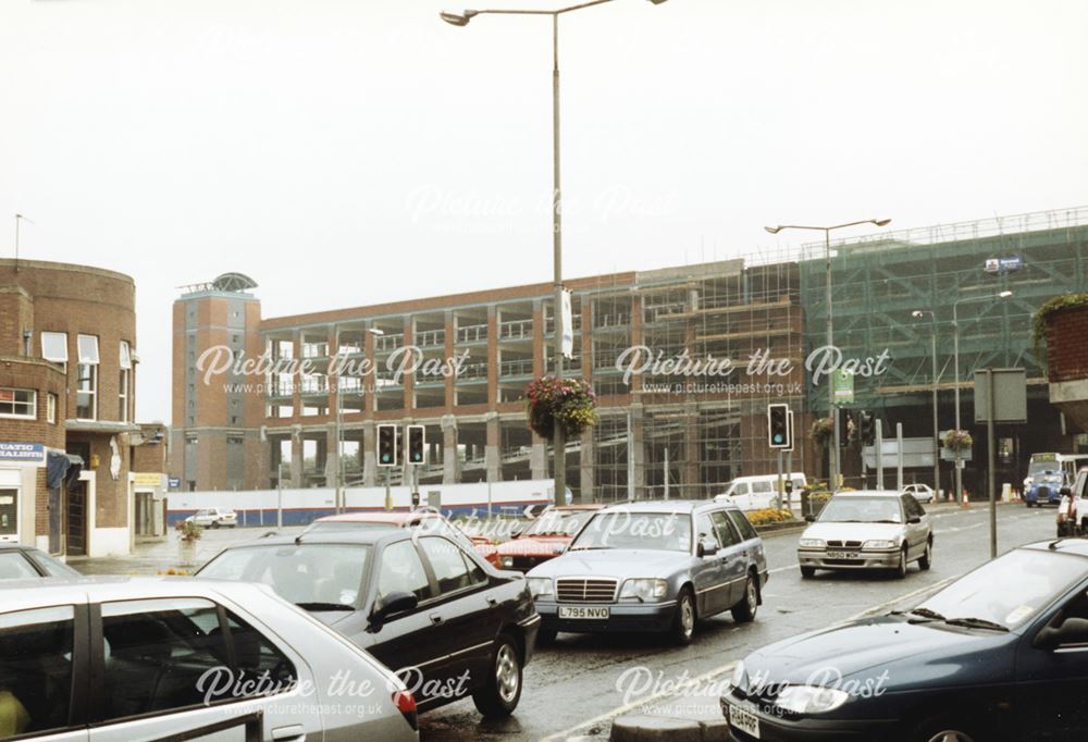 View showing Cockpit car park development