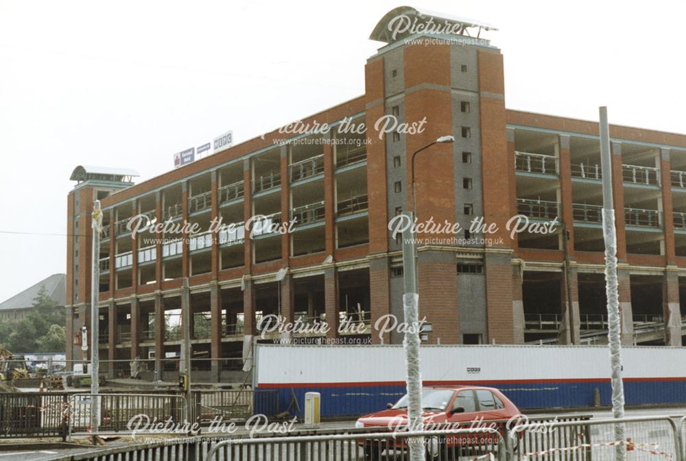 View showing Cockpit car park development