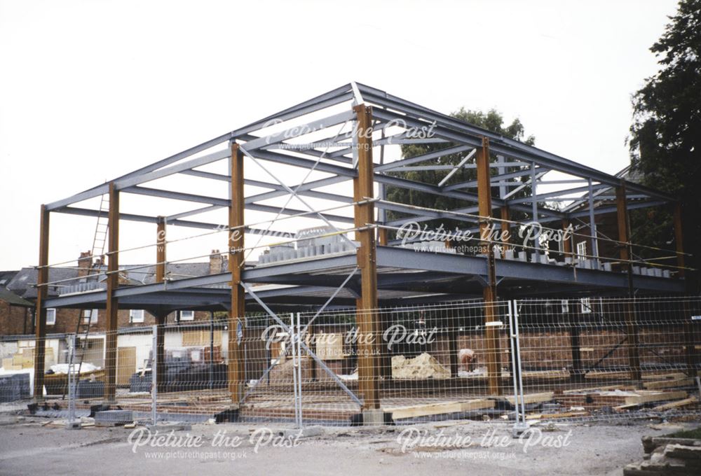 View of Peartree Police Station under construction