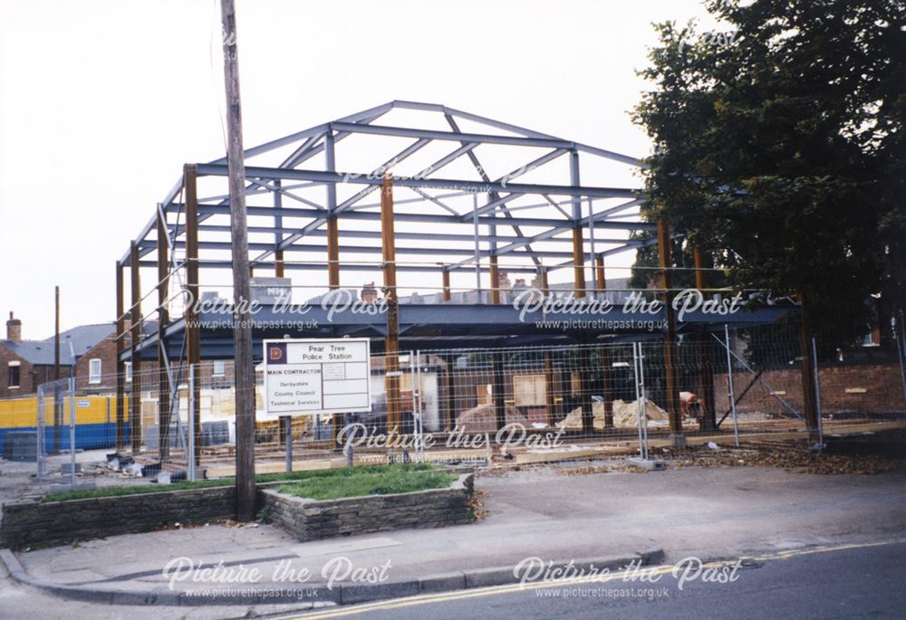 View of Peartree Police Station under construction