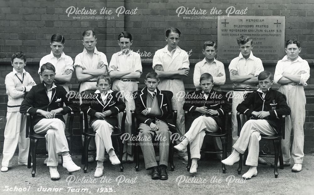 Derby School Junior Cricket team