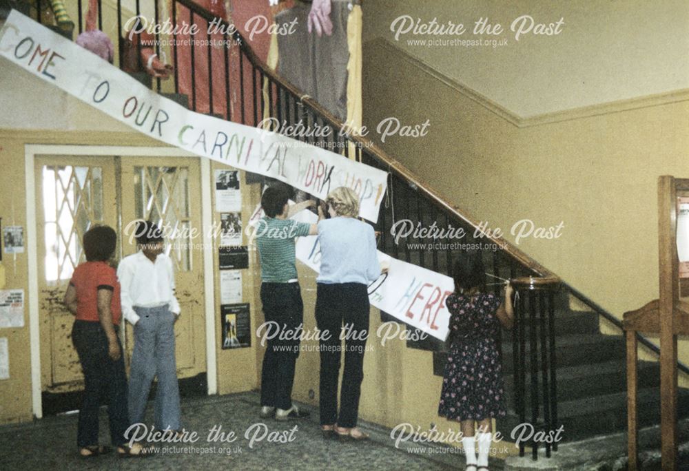 Carnival workshop,Peartree Library,summer 1982