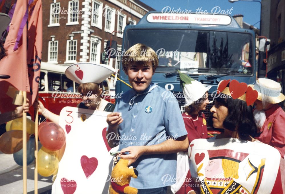 Derby Carnival approaches the Market Place