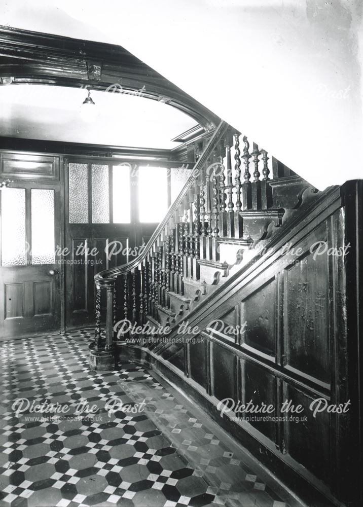 Interior of house - hall and stairway