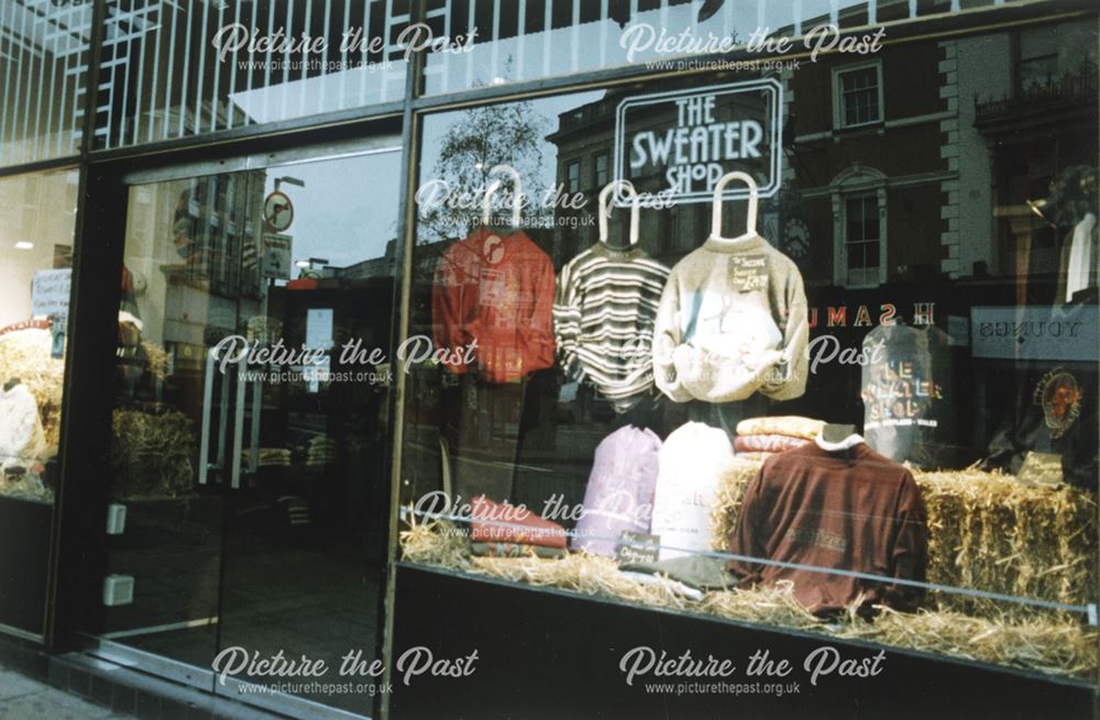 The Sweater Shop window display, Cornmarket