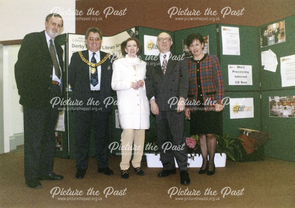 Dignitries at the launch of the Cyberram Computer System