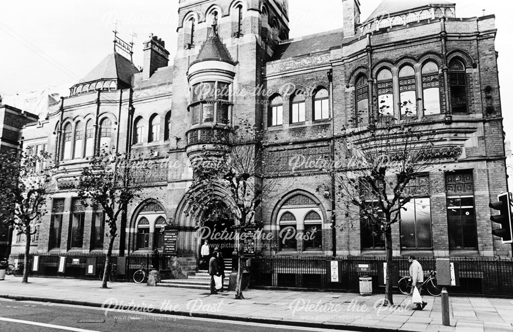 Derby Central Library viewed from the Wardwick