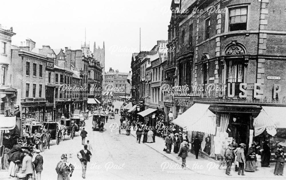 View up Cornmarket