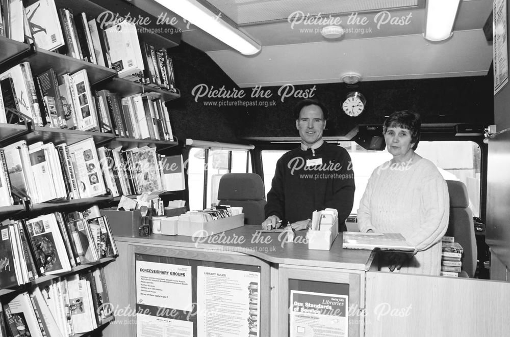 Interior of new city Mobile Library