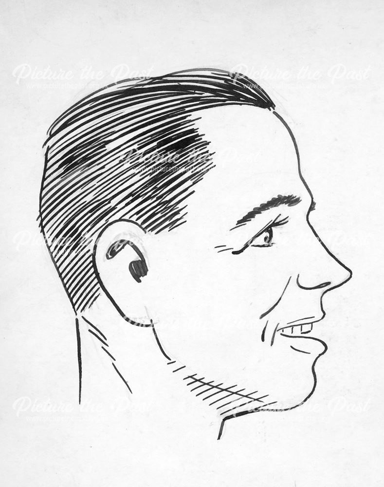 Line drawing of Dally Duncan