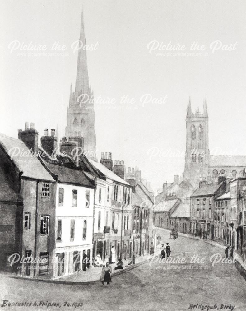 View of Bridgegate from St Mary's Gate