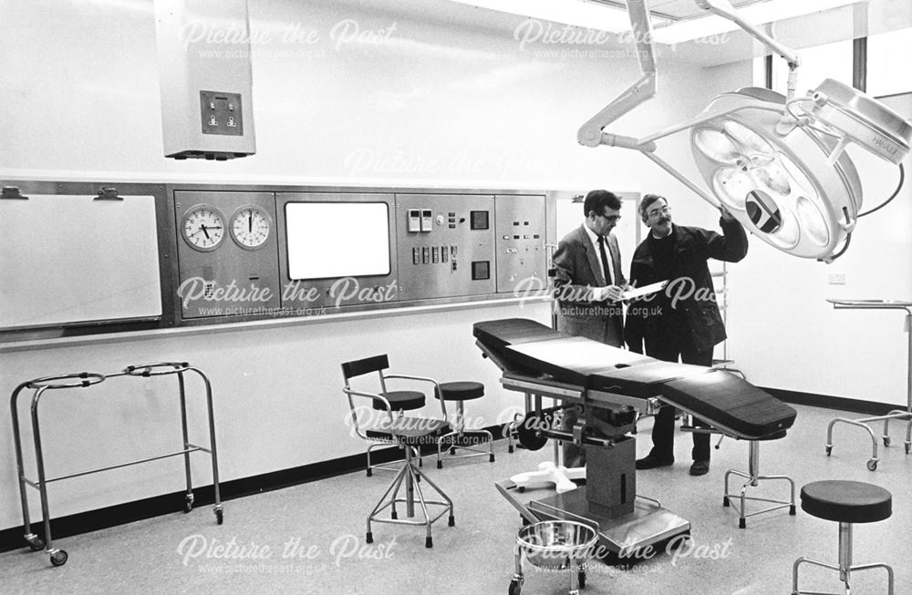 Interior showing a treatment room at the City Hospital