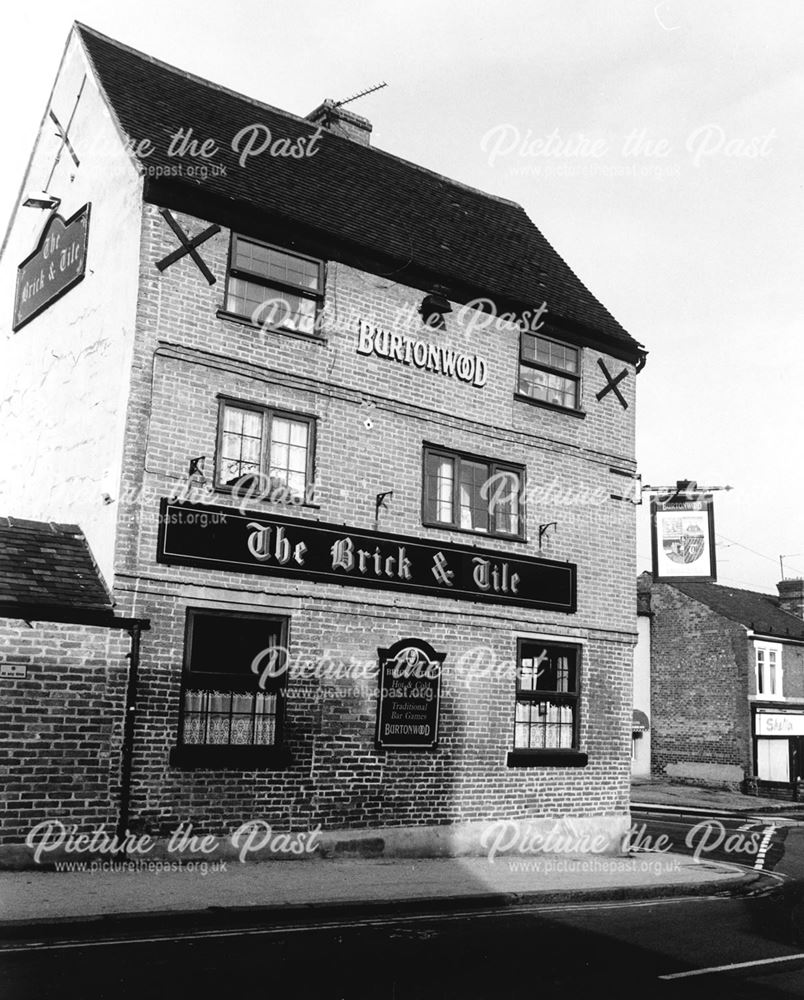 Exterior of The Brick and Tile Inn, Markeaton Street/Brick Street