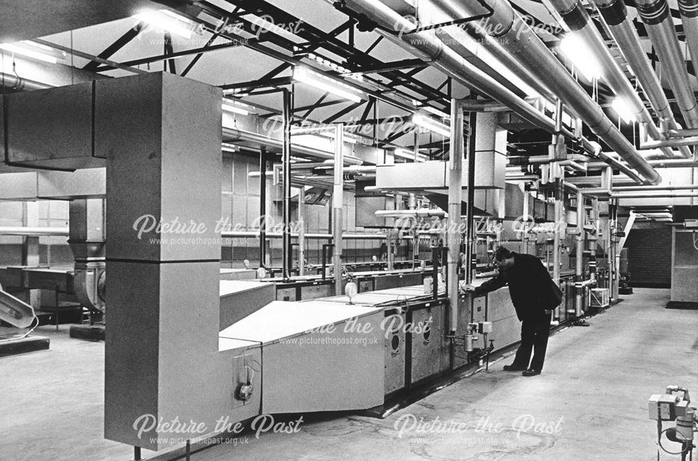 Interior showing the power generating department at the City Hospital