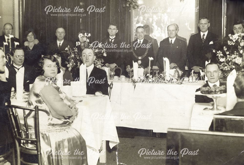 Mayor Harold Hall at an official function 1930/1931