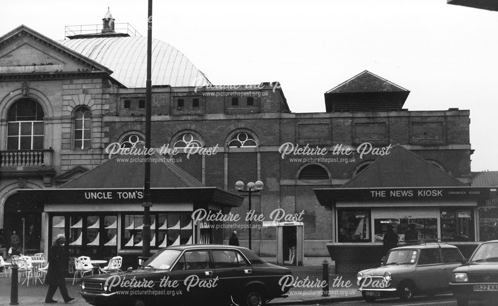 View of Albert Street looking towards the Guildhall Market and Osnabruck Square