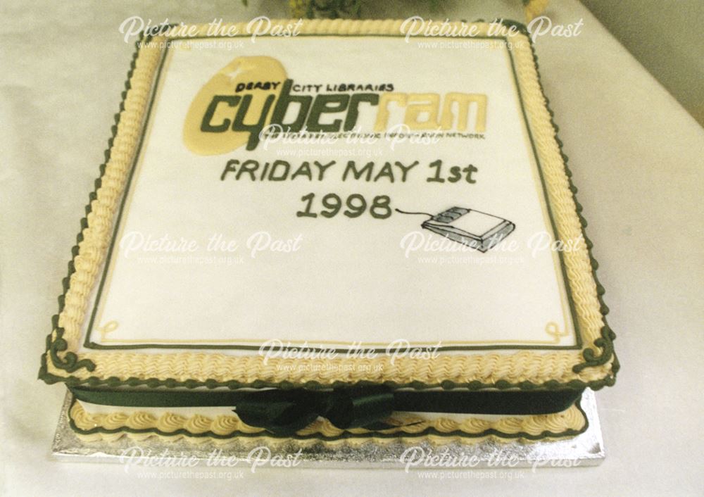 Cake made for the launch of the Cyberram Computer System