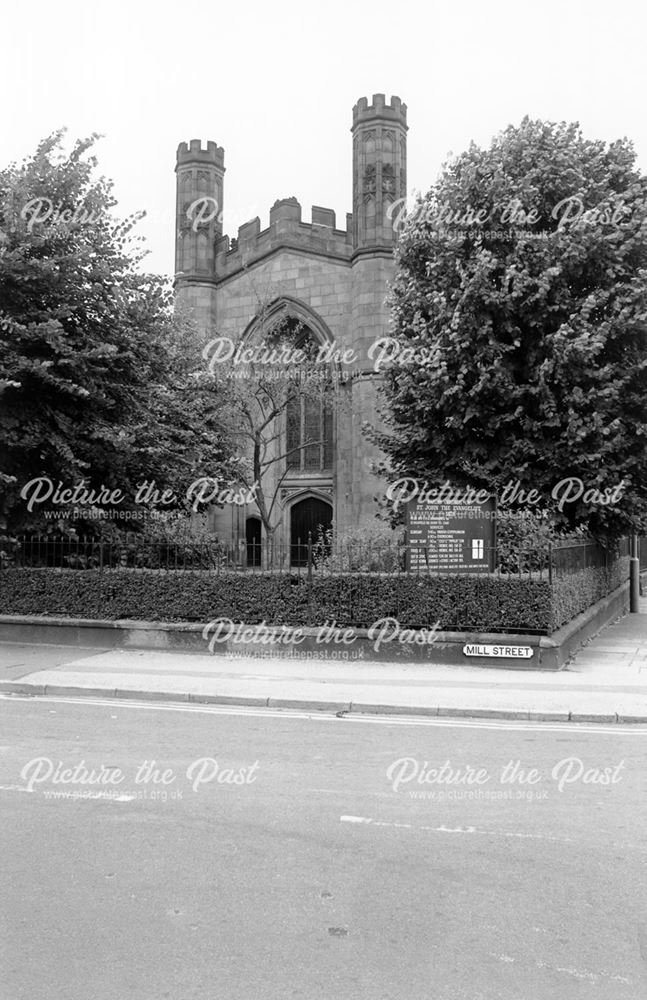 St John's Church exterior looking from Mill Street