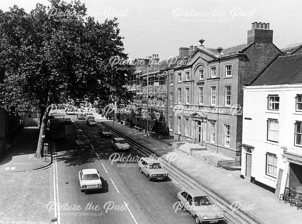 Viewed from Railway bridge away from town centre