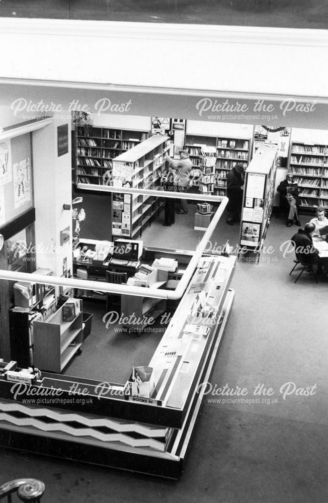 Ariel View of Pear Tree Library Interior