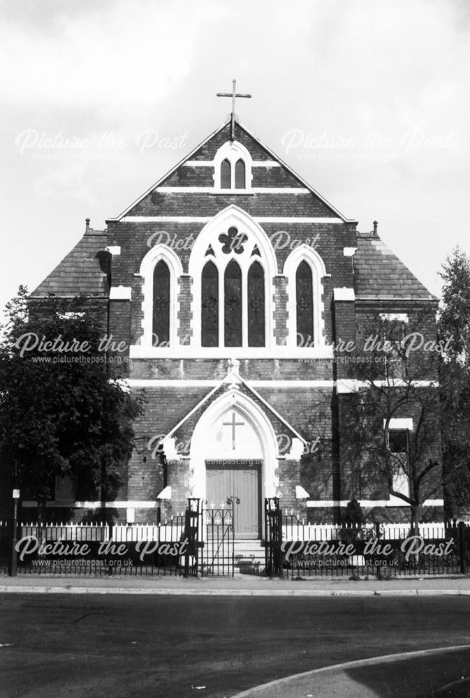 Close up of Serbian Orthodox Church, Lower Dale Road