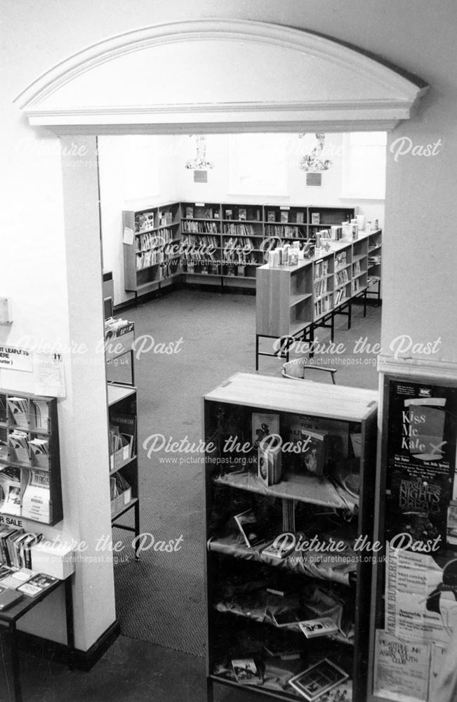 Image through a doorway at Pear Tree Library