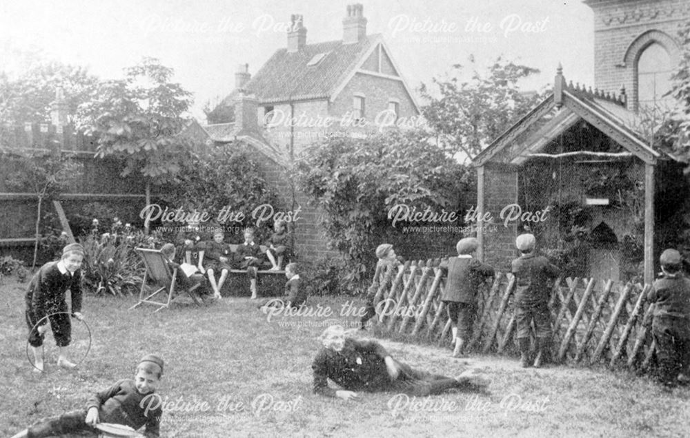 View of the Garden at Derbyshire Seaside Home