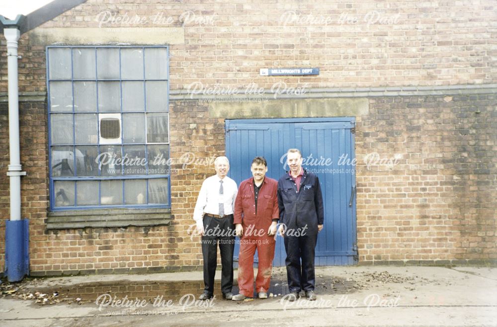 International Combustion Limited - 3 Workers outside Millwrights Dept.