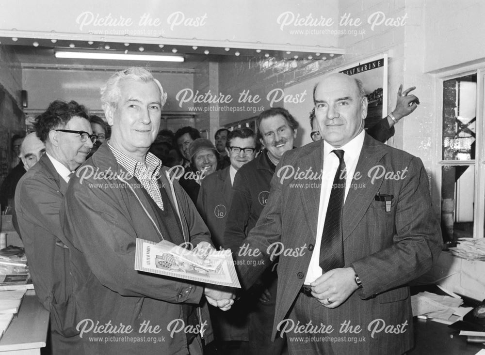 International Combustion Limited - An employee receiving a ' golden handshake' on the occasion of hi