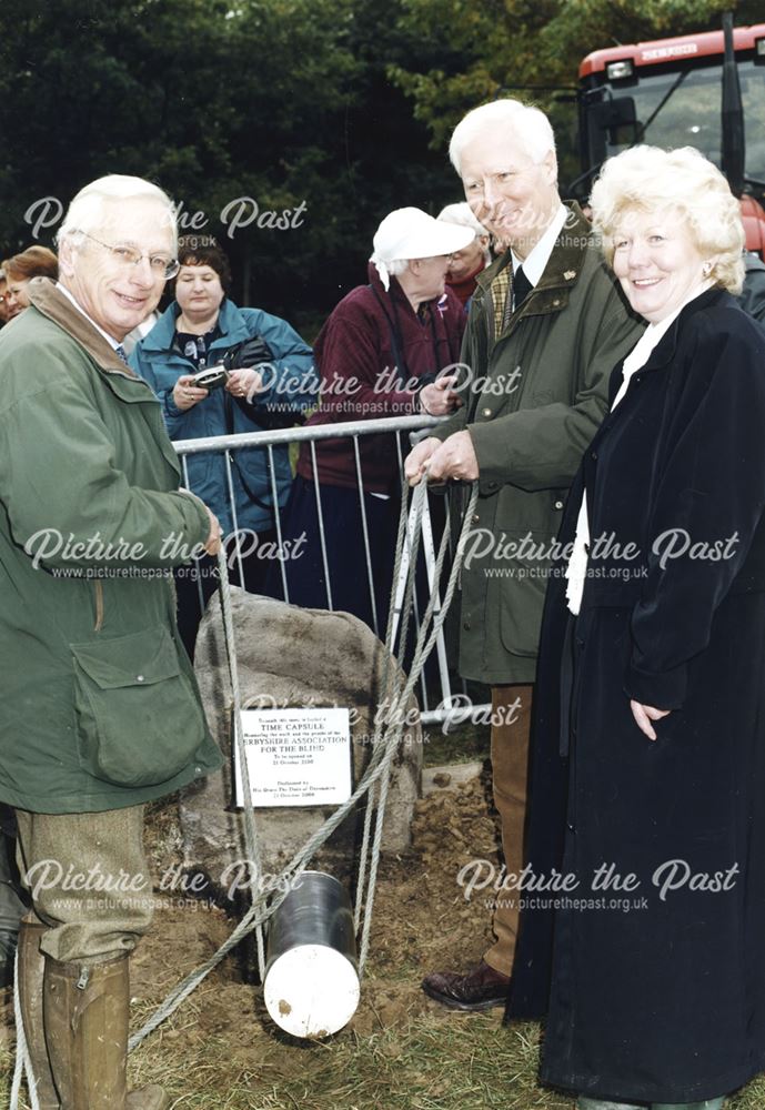 International Combustion Limited - Burying of Time Capsule honouring the Derbyshire Association for 