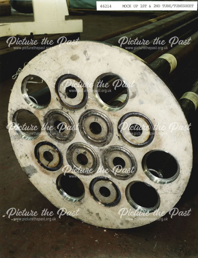 International Combustion Limited - A mock up of a 1st and 2nd tube/tubesheet 