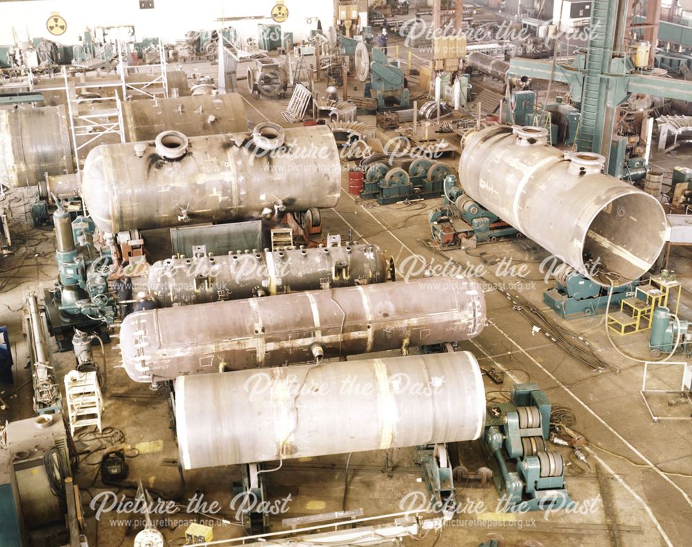 International Combustion Limited - General View of Heavy Fab. Shop/ Lummus Drums