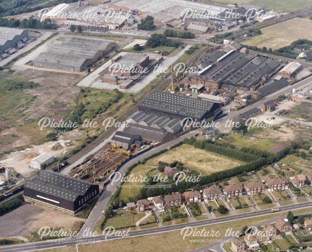 Ariel View of Sutton Site of International Combustion