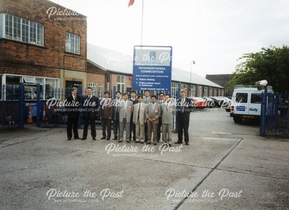 International Combustion Limited - I.C. Employees with a groups of Visitors from the Far East