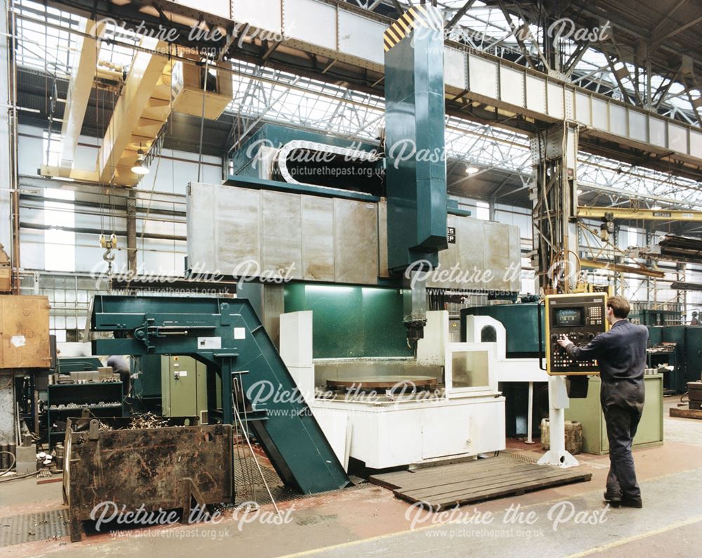 International Combustion Limited - Employee Operating a metal work  Machine