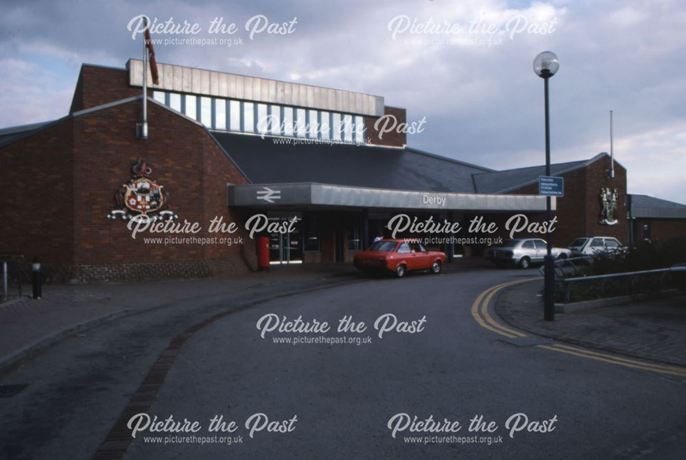 Front of Derby Railway Station