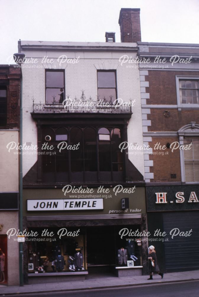 View of John Temple retail shop in the Cornmarket