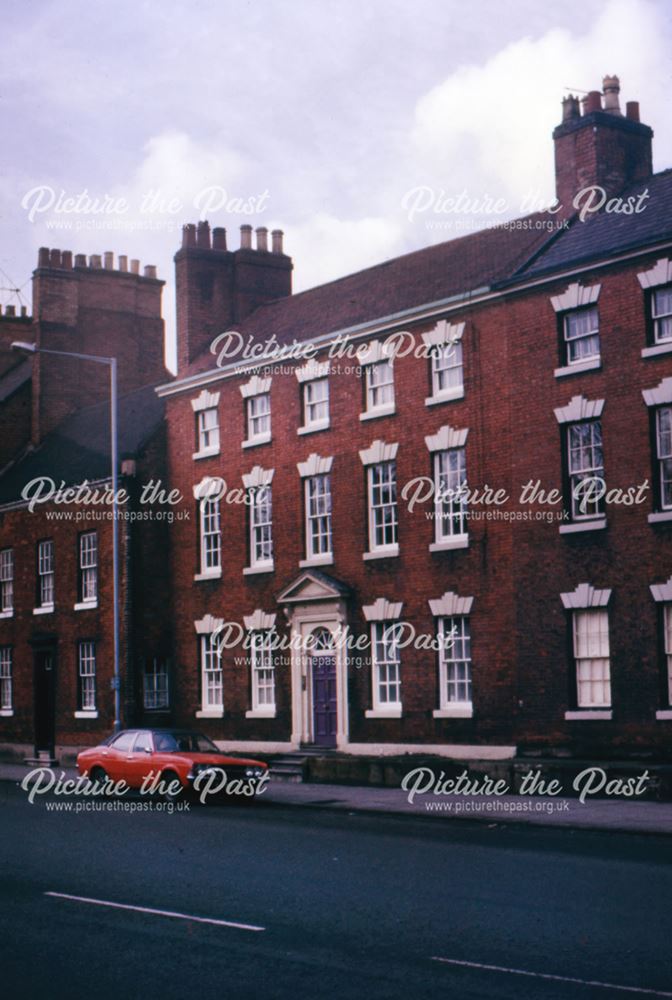 View of georgian houses on Friar Gate