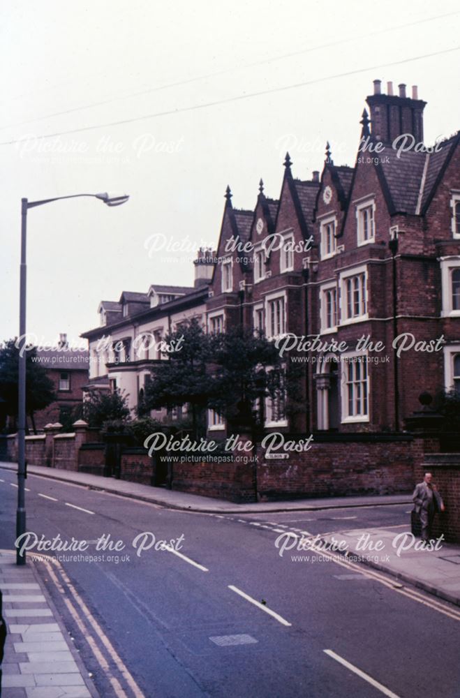 View looking up Green Lane