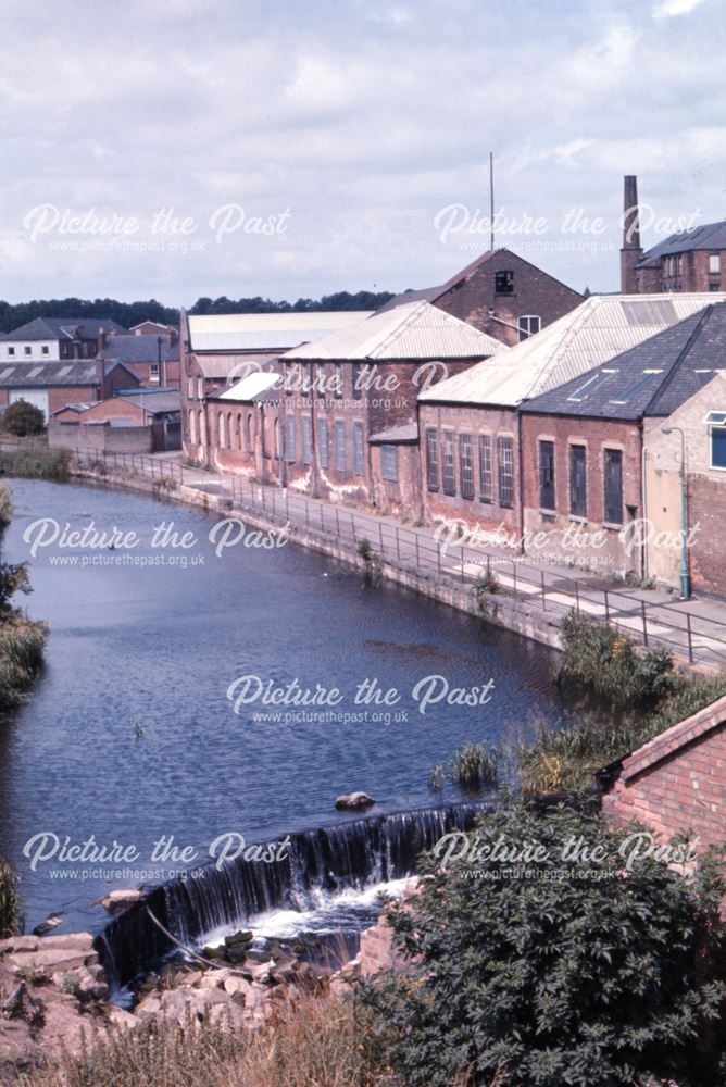 Industrial buildings along Brook Walk