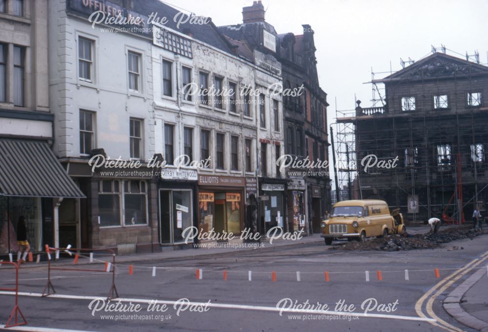 View of Market Place looking towards the Old Assembly Rooms and Full Street