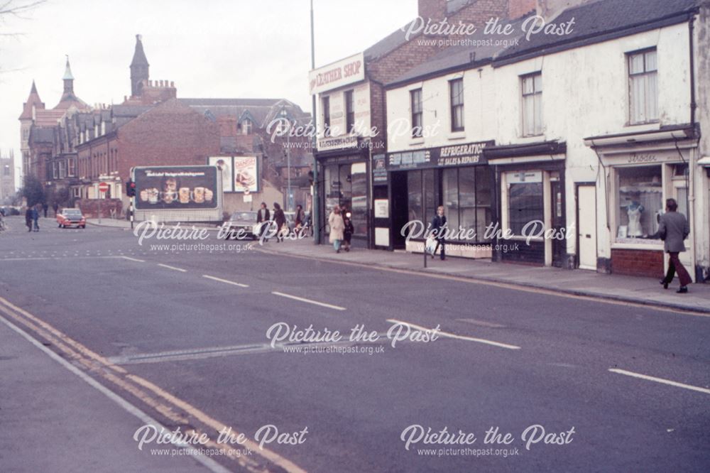 View of shops along Normanton Road