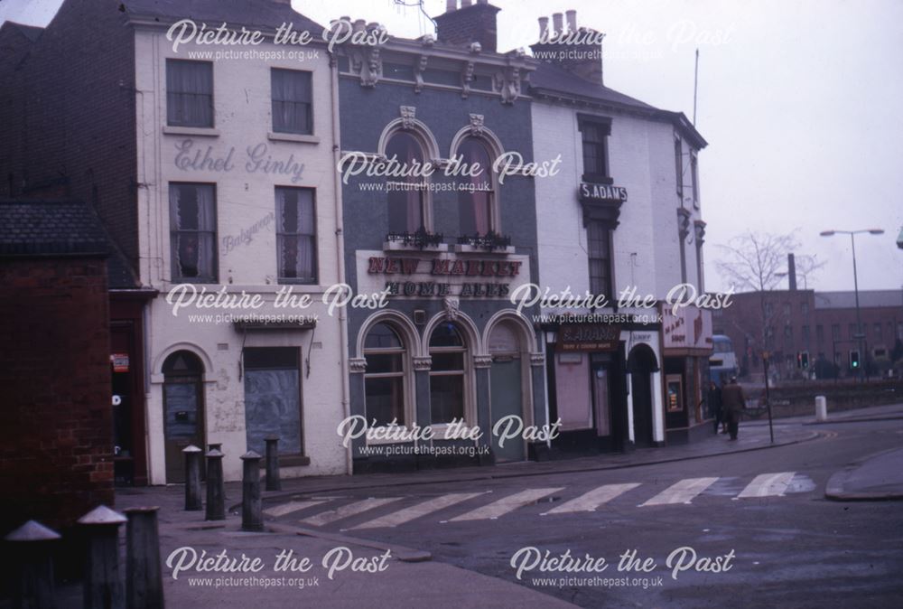 New Market Vaults, just prior to demolition