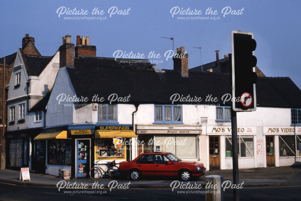 Shops on the corner of Brick Street and Ashbourne Road