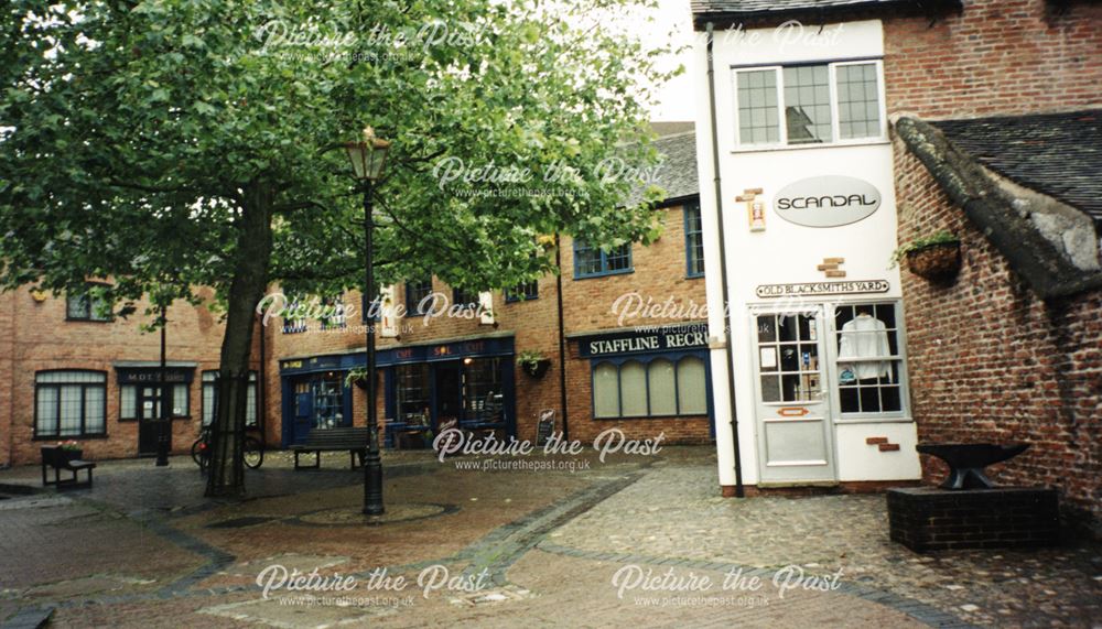 View of the Old Blacksmiths Yard off Sadler Gate