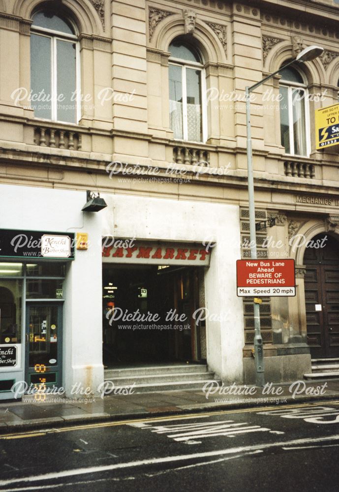 Entrance to Haymarkey arcade