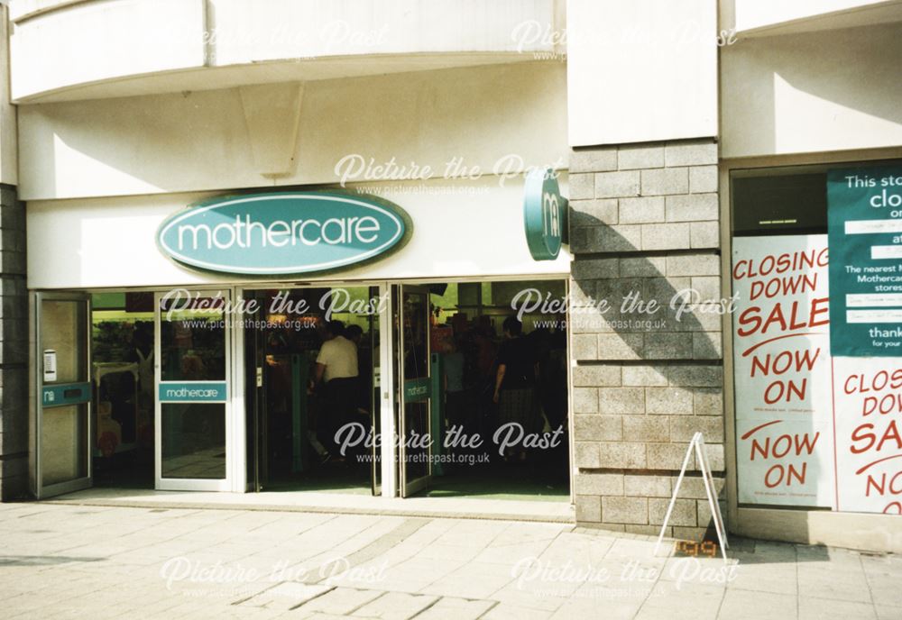 Closing down sale of Mothercare, which later became GAP