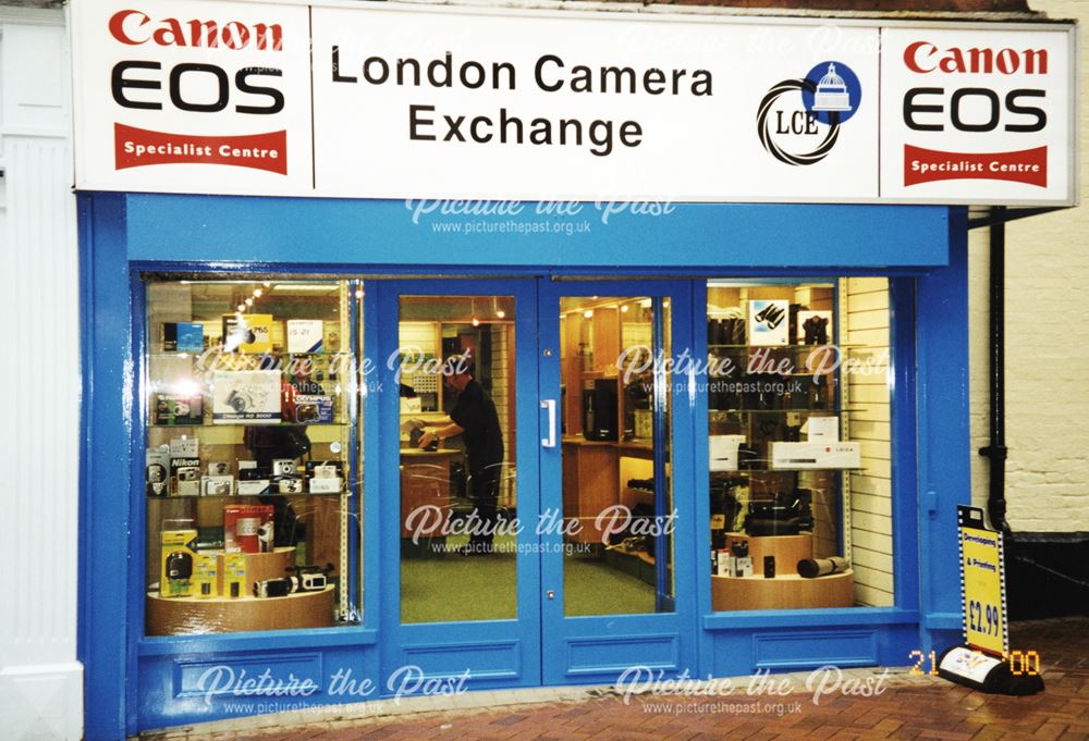 London Camera exchange after refurbishment of shop frontage